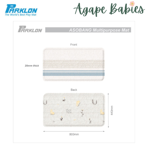 Parklon Multipurpose Mat Asobang Cozy Life 800x 440 x 20mm (6 mats/box)