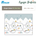 Parklon Single Sided PE Roll Mat Happy Travel  Size: 2000 x 1500 x 10mm