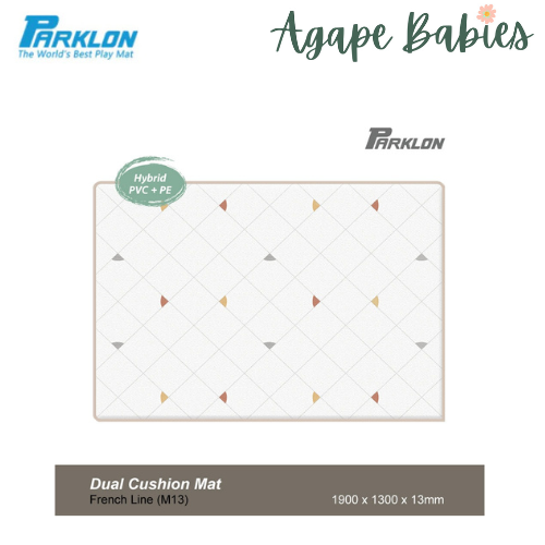 [1 Yr Local Warranty] Parklon  Dual Cushion French Line (M13) Size: 1900 x 1300 x 13mm