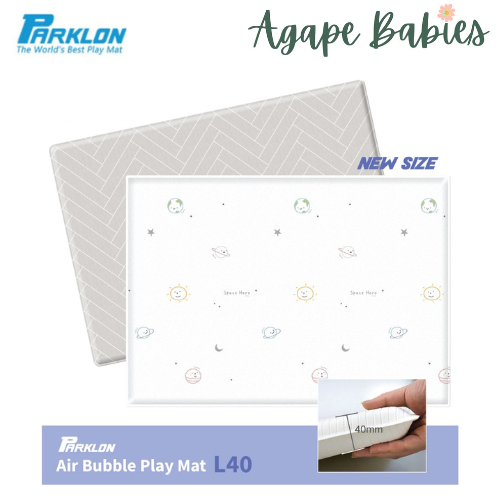 [1 Yr Local Warranty] Parklon Air Bubble Playmat Smile Planet L40 (Size: 2100 x 1500 x 40mm)