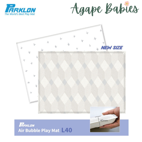 [1 Yr Local Warranty] Parklon Air Bubble Playmat Terrazzo Square (L40) Size: 2100x1500x40mm