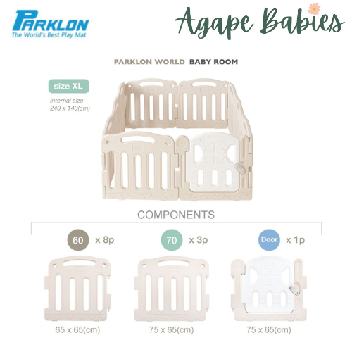 [1 Yr Local Warranty] Parklon Baby Room (XL) - Beige