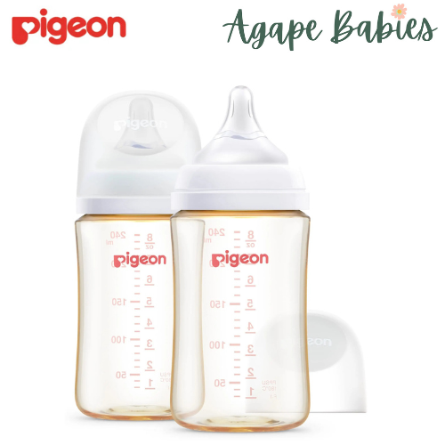 Pigeon Softouch Bpp Nursing Bottle Ppsu Twin Pack Logo - 240ml