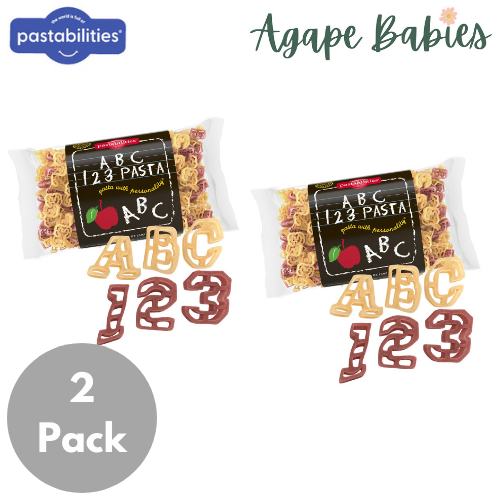 [2 Pack] Pastabilities ABC 123 Pasta, 397g