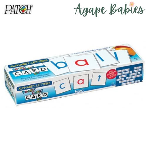 Patch Pocket Chart Cards - Alphabet Letters