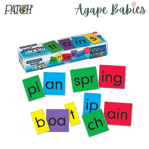 Patch Pocket Chart Cards - Word Bits