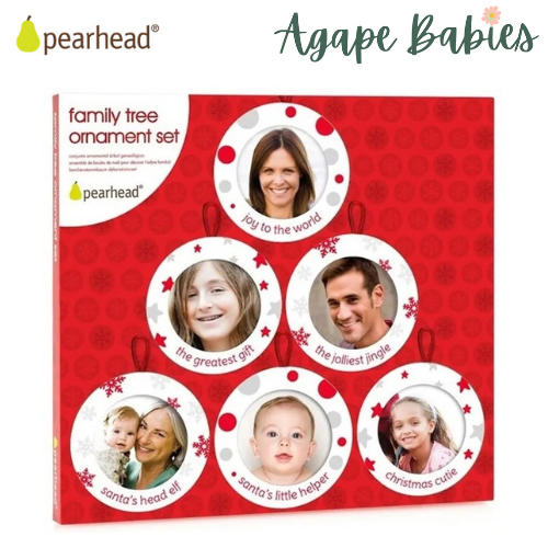 Pearhead Family Tree Ornament Set