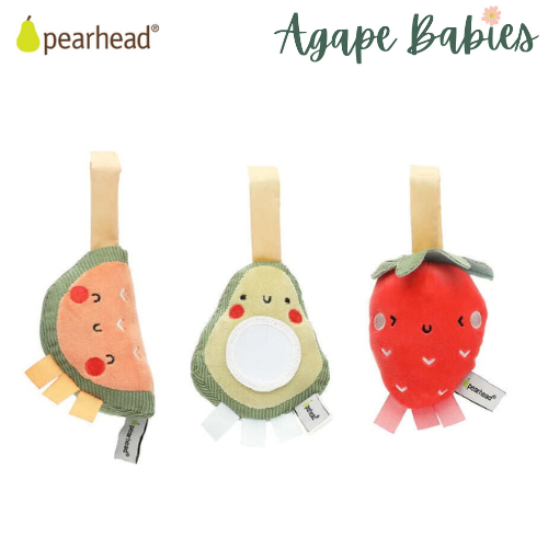 Pearhead Stroller Toy Set of 3 - Fruit