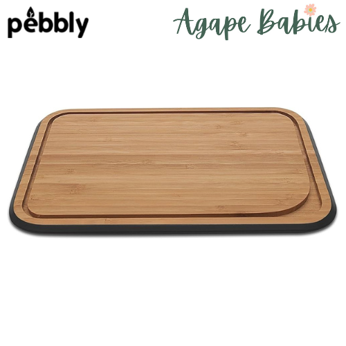 Pebbly Cutting Board (S) - Black Rim