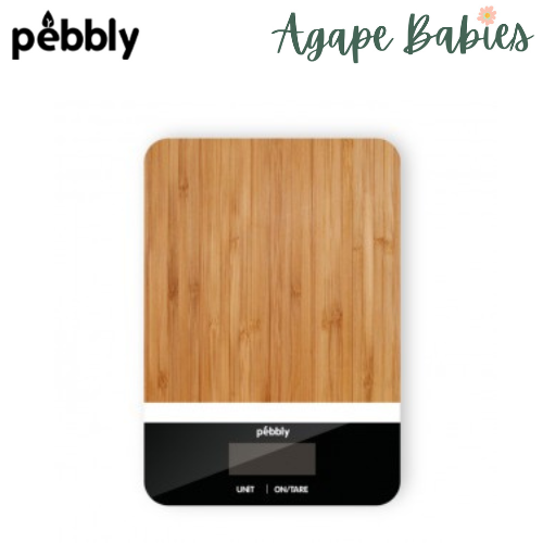 Pebbly Kitchen Scales - Black