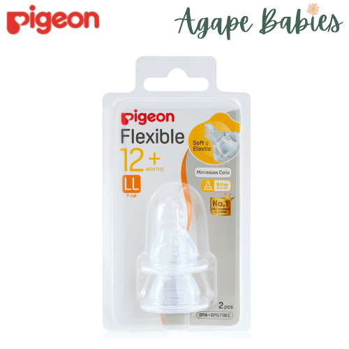 Pigeon Flexible Nipple Blister Pack 2Pcs (LL)