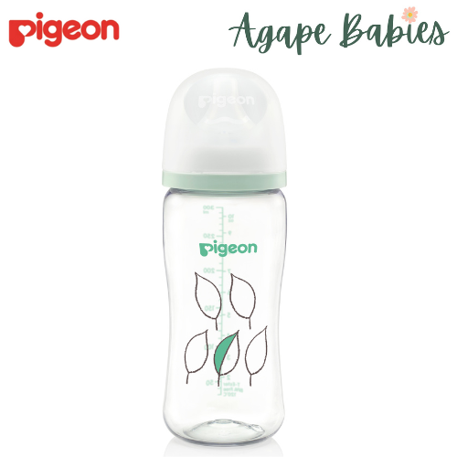 Pigeon Softouch 3 Nursing Wide Neck Bottle T-ester 300ml - Leaf