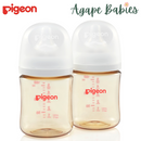 Pigeon Softouch 3 Nursing Wide Neck Bottle Twin Pack PPSU 160ml
