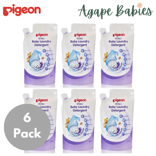 [6-Pack] Pigeon Baby Laundry Detergent 450ml Refill