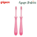 [Pack of 2 Pcs] Pigeon Training Toothbrush Lesson 4 - Pink (Made In Japan)