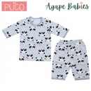 Puco Jacquard Pyjamas Set Panda - 6 Sizes!