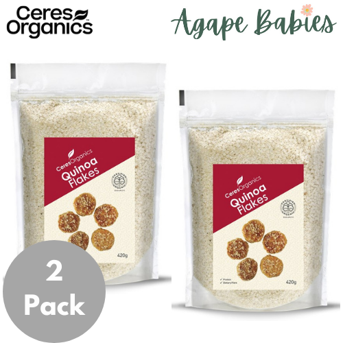 [2 Pack] Ceres Organics Quinoa Flakes - 420g