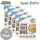 [5 Pack] Ceres Organics Rice Bites Sea Salt - 100g Exp:10/25