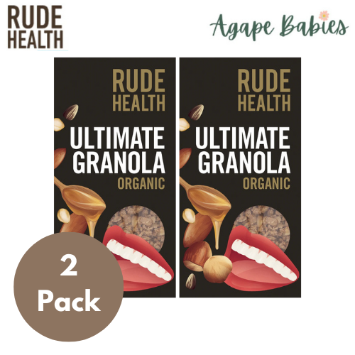 [2 Pack ] Rude Health Organic Granola - The Ultimate, 400g