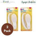 [2 Pack] THE FIRST YEARS Comfort Care Comb & Brush Set