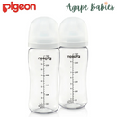 Pigeon Softouch 3 Nursing Wide Neck Bottle Twin Pack T-ester 300ml