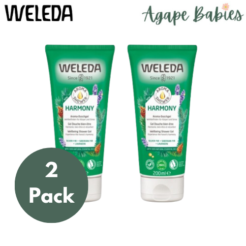 [2 Pack] Weleda Aroma Shower Harmony, 200ml