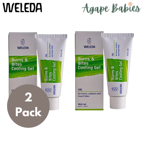 [2 Pack] Weleda Burns and Bites Cooling Gel, 36ml Exp: 10/25