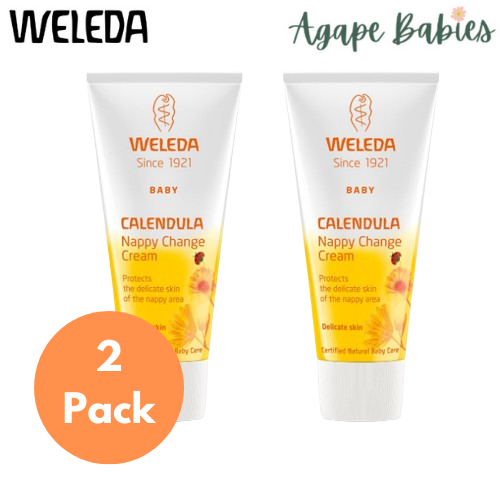 [2 Pack] Weleda Calendula Nappy Change Cream, 75ml Exp: