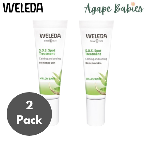 [2-Pack] Weleda Blemished Skin S.O.S. Spot Treatment, 10ml