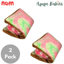 [2 Pack] Nom Ice Cream Sandwich Keypouch