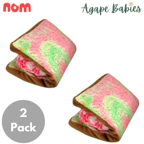 [2 Pack] Nom Ice Cream Sandwich Keypouch