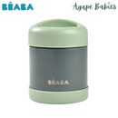 Beaba Stainless Steel Isothermal Portion 300 ml (Mineral Grey / Sage Green)
