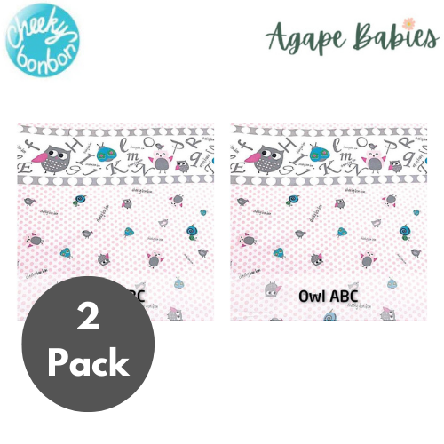 [2 Pack] Cheeky Bon Bon Baby Pillow Case - J