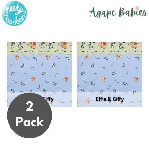 [2-Pack] Cheeky Bon Bon Baby Bolster Case - J