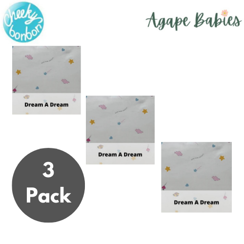 [3 Pack] Cheeky Bon Bon Baby Bolster Case - S