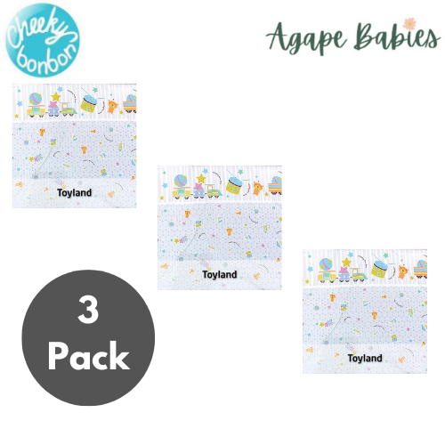 [3 Pack] Cheeky Bon Bon Baby Bolster Case - S