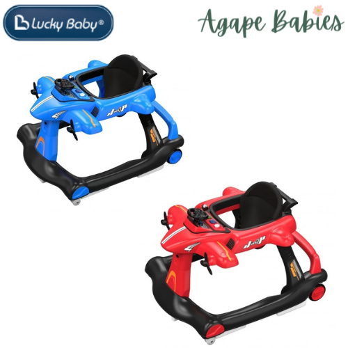 Lucky Baby 4 In 1 Aeroplane Walker & Pusher - 2 Colors