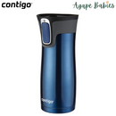 Contigo Autoseal W/Loop Vacuum Insulated Mug 470ml Steel/Blue