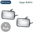 [2 Pack] Lucky Baby Universal Baby 360° Rear Facing Car Mirror