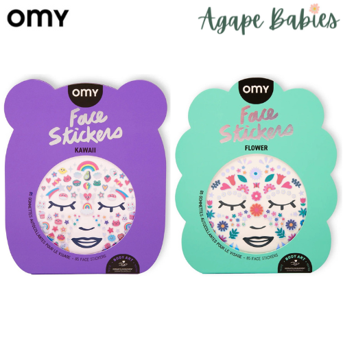 [2 pack] OMY Face Stickers - 2 Variants