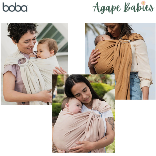 Boba Linen Bamboo Blend Ring Sling - 3 Colors