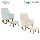 Tutti Bambini Jonah Rocking Chair & Footstool - 2 Colors