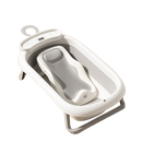 Lucky Baby Caly Collapsible Bath Tub W/Thermometer & Jelly Bath Support + Organizer Tray - 3 Colors