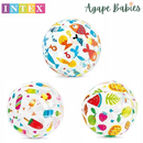 Intex Lively Print Inflatable Balls (51cm) Assorted Color - (Set Of 3 Balls)