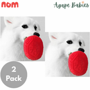 [2 Pack] Nom Waggle Ang Ku Kueh Squeakie Chew Toy