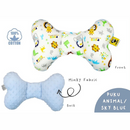 Puku Baby Pillow Minky Fabric Butterfly Shape - 8 Designs