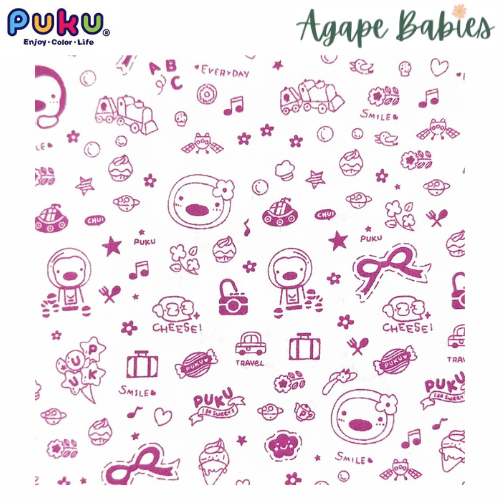 PUKU Baby Mattress Fitted Sheet 100 Percent Cotton - 6 Desings