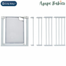 Lucky Baby Smart System 2 Way Swing Back Gate - Crystal Clear