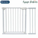 Lucky Baby Smart System 2 Way Swing Back Gate - Crystal Clear