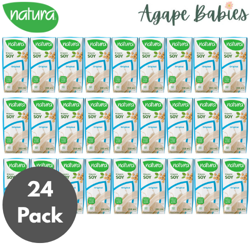 Natur-a Enriched Soy Beverage - Original (Organic) 200ml (Pack of 3 x 8 rolls) Exp: 07/26